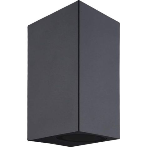 Applique Murale Exterieur, Gris Anthracite Aluminium Up Down Eclairage Exterieur, Étanche Luminaire Lumiere Lampe Exterieur pour Jardin, Cour, Patio, Balcon, Terrasse, Garage (1/4)