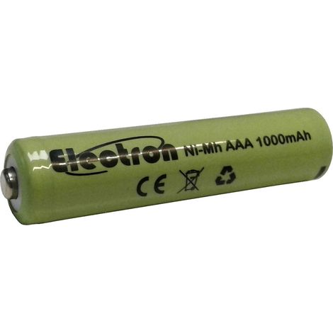 Batteria ricaricabile Ni-Mh ministilo AAA 1,2V 1000mAh