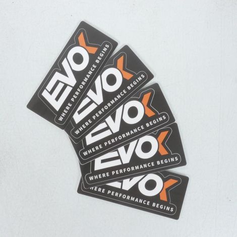 autocollant Aufkleber evok 129x55mm pour moto neuf (1/2)