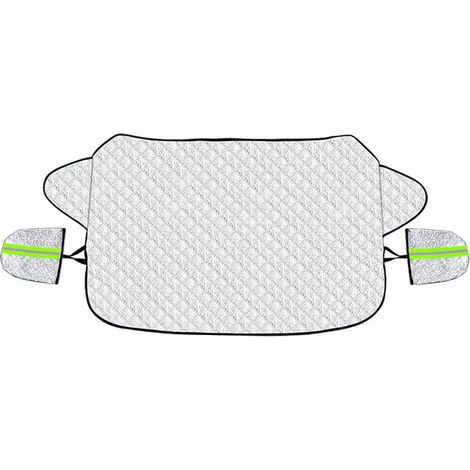 Couverture Pare Brise Voiture Protection Pare Brise Hiver Protege Pare Brise Magnétique Universelle Couverture Repliable pour Bache Voiture 147x100cm (1/5)