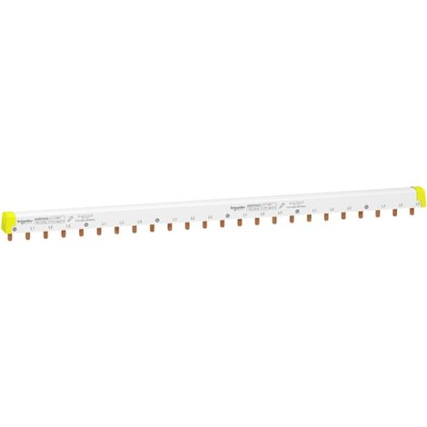 Pettine a denti Schneider Electric Acti9 IC60 bianco 24 moduli (1/3)