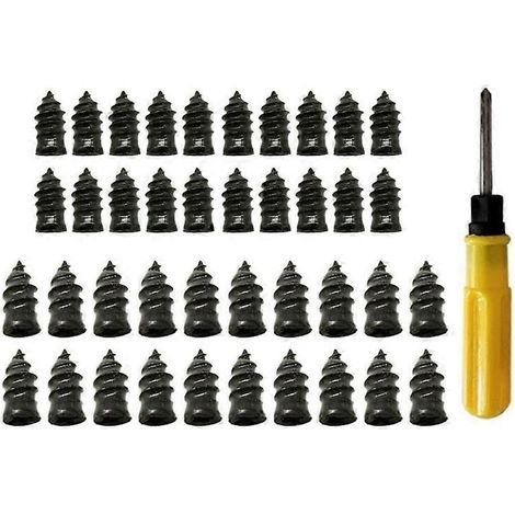 Kit de réparation de pneus de voiture avec aspirateur, clous en caoutchouc et vis pour pneus tubeless (1/5)