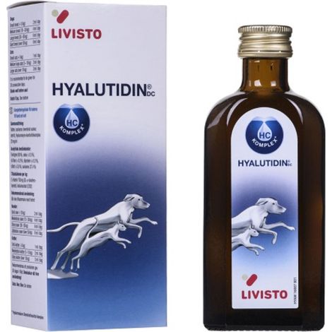 LIVISTO HYALUTIDIN Condroprotector Líquido para Perros y Gatos, 125 ml