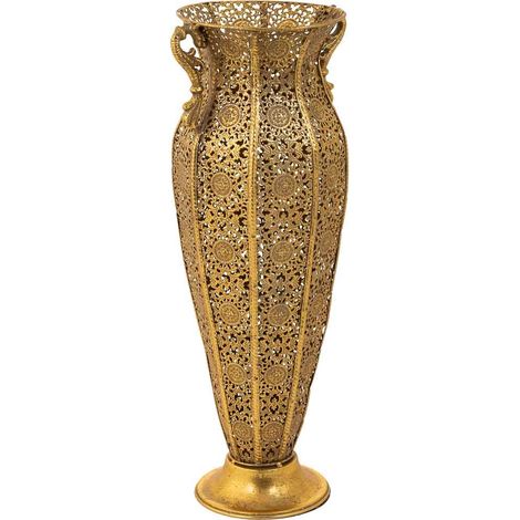 Paragüero de metal dorado 21x19x49,5