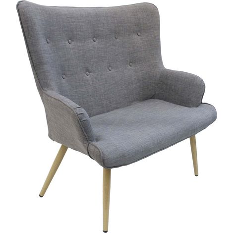 Canapé - HOME DECO FACTORY - Helsinki - Confort - Chic - Gris (1/5)