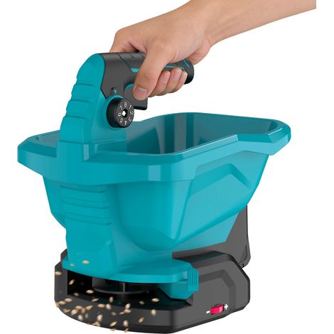 Sembradora inalámbrica, velocidad ajustable, diseño ligero, azul - 3,3 L (1/2)