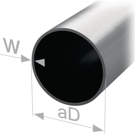 Armadio tubolare tondo STA tubo cromato esterno D.25mm spessore parete 0,85mm 2500mm PG (1/2)
