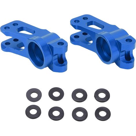 support d'essieu arrière en alliage d'aluminium pour voiture RC LOSI Lasernut U4 Tenacity 1/10, support de moyeu arrière bleu (1/5)