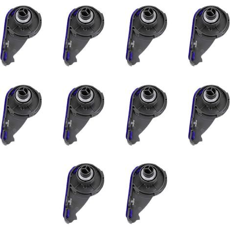 10 Embouts Brosse Rotative Dyson V6 V7 V8 V10 V11 V15, Pièces Rechange pour Embouts Latéraux Aspirateur (1/5)