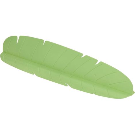 Banana Leaf Sink Protector, Reusable Water Splash Guard with Suction Cup Installation for Washing Kitchen Dishes (1/5)