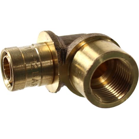Coude PER à glissement Ø12 - Femelle fixe 1/2" (15/21) - IBP Bänninger (1/2)