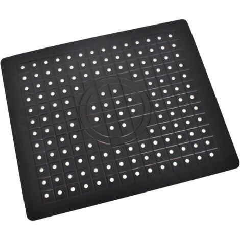 QORVA-Tapis Fond Evier Protege Evier Cuisine Découpable Pliable Antidérapants Sink Mat Tapis de Protection en Silicone pour Tapis évier de Cuisine en Nid d'abeille pour Fond D'évier de Cuisine(Noir) (1/5)