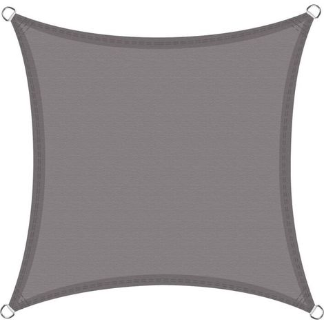 Sonnensegel 3x4 m Hitzeschutz Sonnensegel UV Sonnenschutz Sonnenschutz Terrasse Graphit – Grau (1/5)