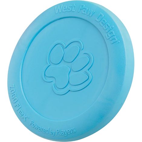 WEST PAW JUGUETE ZOGOFLEX ZISC L 22CM AZUL TURQUESA