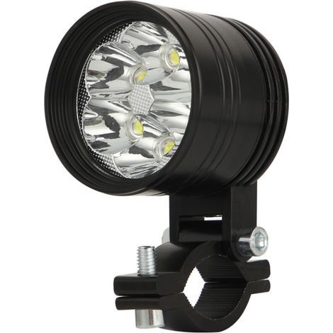 1 pièces Super lumineux blanc moto LED projecteur phare étanche Spot tête lampe conduite antibrouillard 6000K - 60W (1/5)