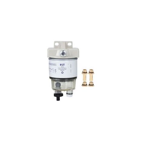 R12T Kraftstofffilter – Durchflussrate 30 GPH – Für Außenbordmotoren und Boote – 1 Stück (1/5)