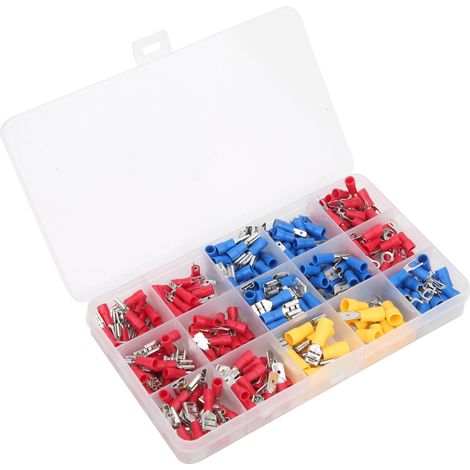 Coffret de 280 cosses à sertir isolées pour câblage électrique haute fréquence (1/5)