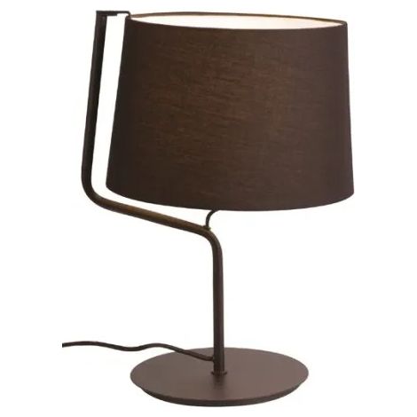 MAXLIGHT T0029 LAMPADA DA TAVOLO CHICAGO NERA + PARALUME NERO (1/3)