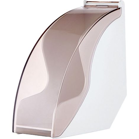 Papierkaffeefilterhalter, ideal zur Aufbewahrung von Zubehör für Ihre Kaffeestation, kompatibel mit quadratischen, konischen und flachen Kaffeefiltern für die Soft-Methode - weiß.