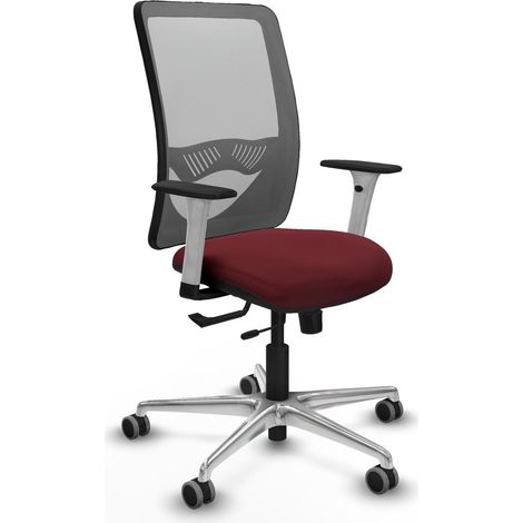Chaise piqueras y crespo Zulema gris cuir synthétique (1/2)