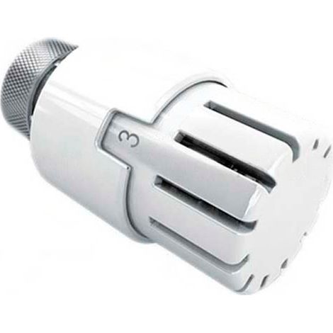 Cabezal Termostático Universal Blanco Radiadores - Tiemme