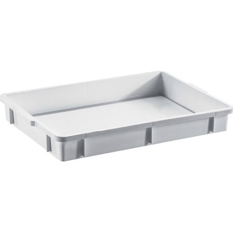 CASSETTA mod. TRANSPORT cm. 60X40X11 CONTENITORE PER ALIMENTI SOVRAPPONIBILE (1/5)