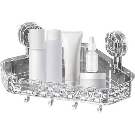 de douche à ventouses étagère de salle de bain à ventouses (1/5)
