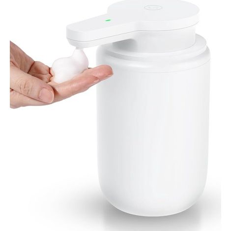 Dispenser di sapone in schiuma ricaricabile, senza contatto, impermeabile, da 295 ml, per bagno e cucina. (1/5)