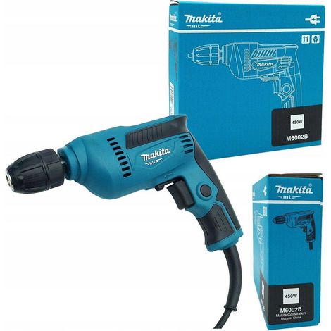 Trapano elettrico makita M6002B grigio 450W 3000 RPM
