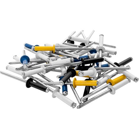 Automotive Rivets 4 X 16Mm 4 Colours (Blister Of 32)