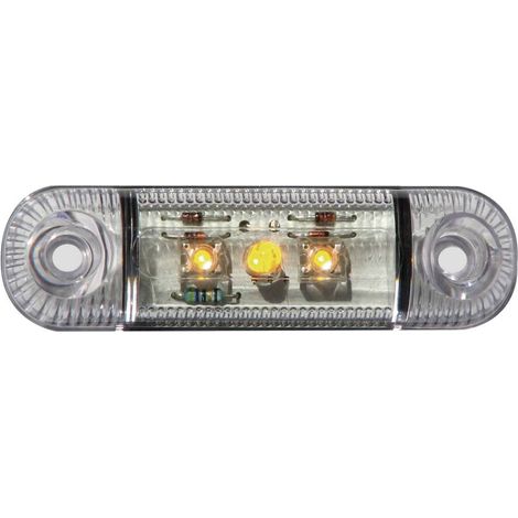N/A Luce di ingombro laterale 12 V, 24 V SecoRüt Vetro trasparente (1/2)