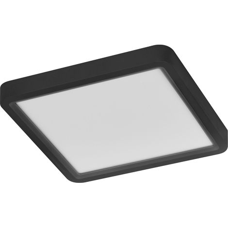 OSRAM  ORBIS Quickfix 195x195mm Plafonnier LED, 16W, 3000K blanc chaud, 1200lm, Click-DIM, Noir, Plastique/Métal