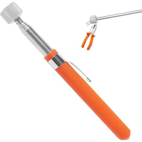 65CM Élévateur Magnétique Télescopique Extensible, Tiges Télescopiques Magnétiques, Outil de Ramassage Magnétique Extensible, Acier Inoxydable, pour Atelier, Garage, Industrie, et Usage Domestique (1/5)