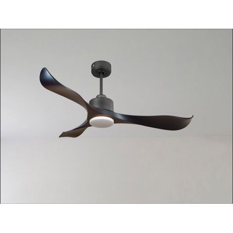 Modulo de KlassFan - Super déstratificateur d'air noir avec Lumière Dimmable pour 40à 60 m² KLDC1P1BKL2BK (1/5)