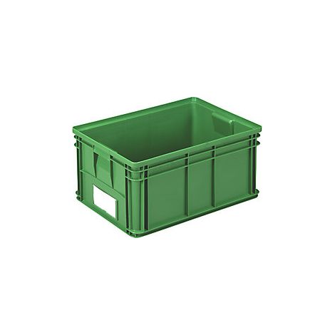 Stapeltransportkasten  LxBxH 650 x 470 x 300 mm  Farbe Grün 