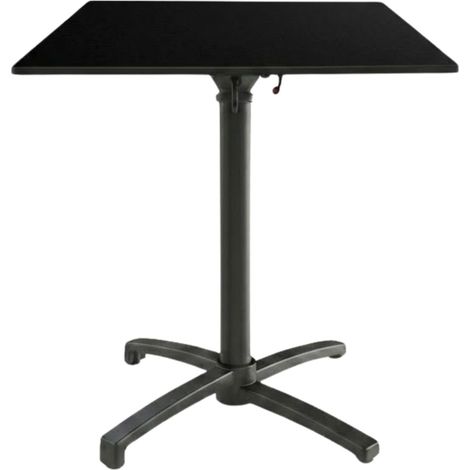 Table Pliable 69x69 cm plateau Compact modèle TABLE SIDERAL COMPACT pied T-One (1/3)