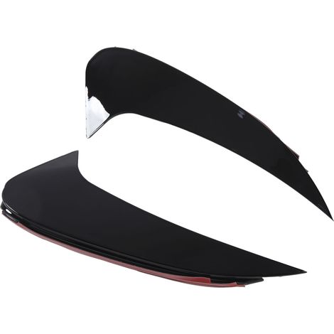 Paire de déflecteurs d'air de pare-chocs arrière, spoiler fendu, noir brillant, remplacement pour Mercedes CLS Classe C257 AMG Line CLS53 2018 et plus (1/5)