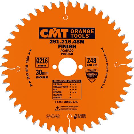 291.216.48M LAME POUR VEINE LONGUE/TRANSVERSALE HW 216x2.8/1.8x30 Z48 ATB -5NEG
