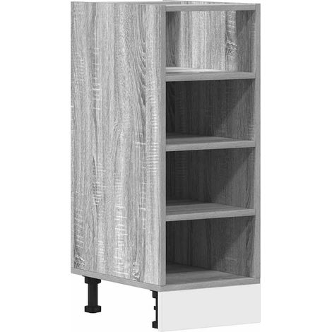 Maison Exclusive - Armadio Inferiore “Riga” Grigio Sonoma 30x44,5x81,5 cm