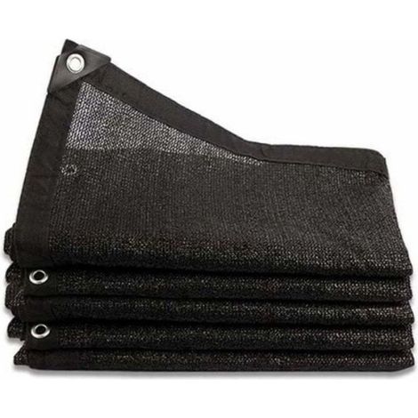 Filet d'ombrage 96 % – Voile d'ombrage renforcée & plus épaisse – Filet de serre coupe-vent avec œillets – Pour protection des (1/3)
