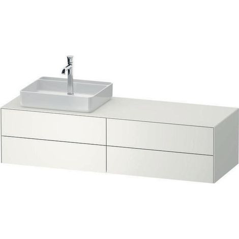 DU Konsolen-WTU wh White Tulip 550x1300x 408mm Weiß Seidenm. 4 SK m.Innenbel. (1/4)