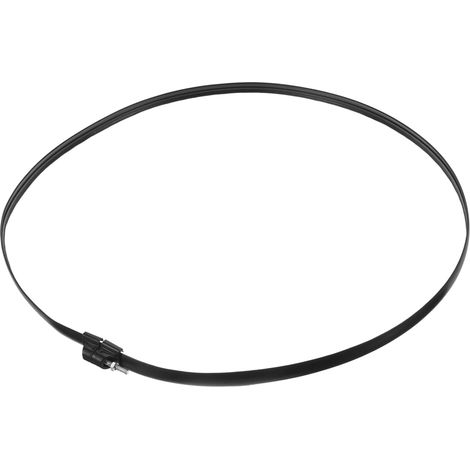 Anneau de Fixation de 16 Pouces pour Ventilateur Électrique Léger et Réutilisable en Plastique Noir Accessoire Simple et Solide pour Ventilateurs Domestiques (1/5)