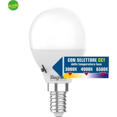 Lampadina sfera LED Saving Beghelli 7W CCT E14 (1/2)
