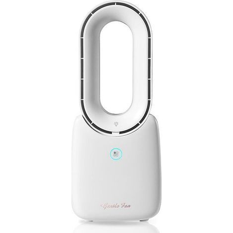 Mini ventilateur silencieux sans pale USB portable avec 4 vitesses, idéal pour bureau et maison (1/5)