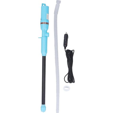 Tragbare elektrische Transferpumpe für Autoflüssigkeiten, Handpumpe für Öl, Kraftstoff, Diesel, 12 V DC, blau