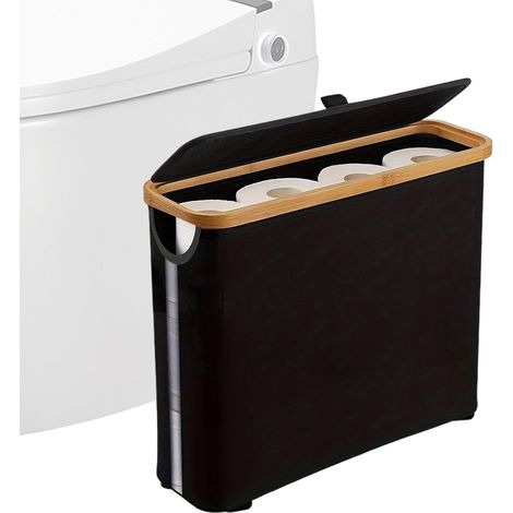 Organisateur de papier toilette pliable pour salle bain (1/5)
