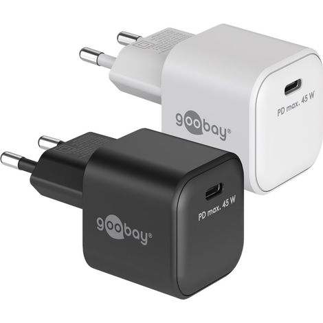 Goobay 65332 cargador de dispositivo móvil Auriculares, Teléfono móvil, Portátil Blanco Corriente alterna Interior (1/5)