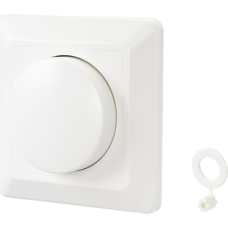 Sygonix SY-4697894 Drehdimmer Geeignet für Leuchtmittel: Halogenlampe, LED-Lampe, Glühlampe