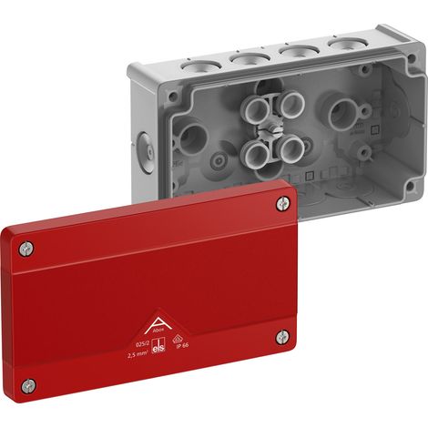 Spelsberg Cassetta di derivazione, Grado di protezione IP66, Sezione max. conduttore 2,5², Resistenza agli urti IK07, Classe di protezione II, Ui 1000V AC, Ui 1000V DC, DLG, VDE, senza alogeni, 802702