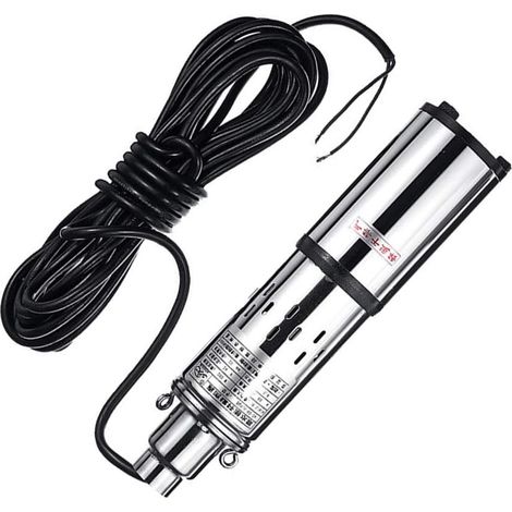 Bomba sumergible alimentada por energía solar, bomba de acero inoxidable para pozos profundos, adecuada para aplicaciones industriales, domésticas, fábricas, riego agrícola y estanques piscícolas. 24 (1/5)